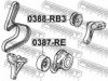 FEBEST 0388-RB3 Deflection/Guide Pulley, v-ribbed belt